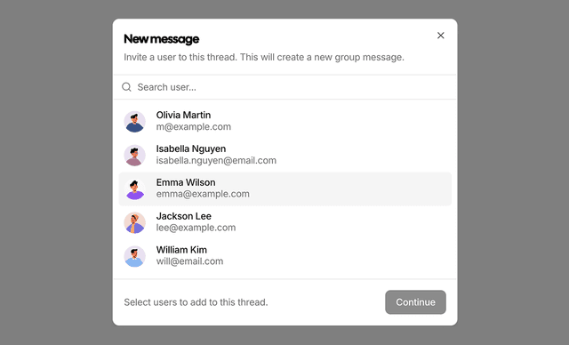 shadcn ui shadcn modal dialogs blocks block